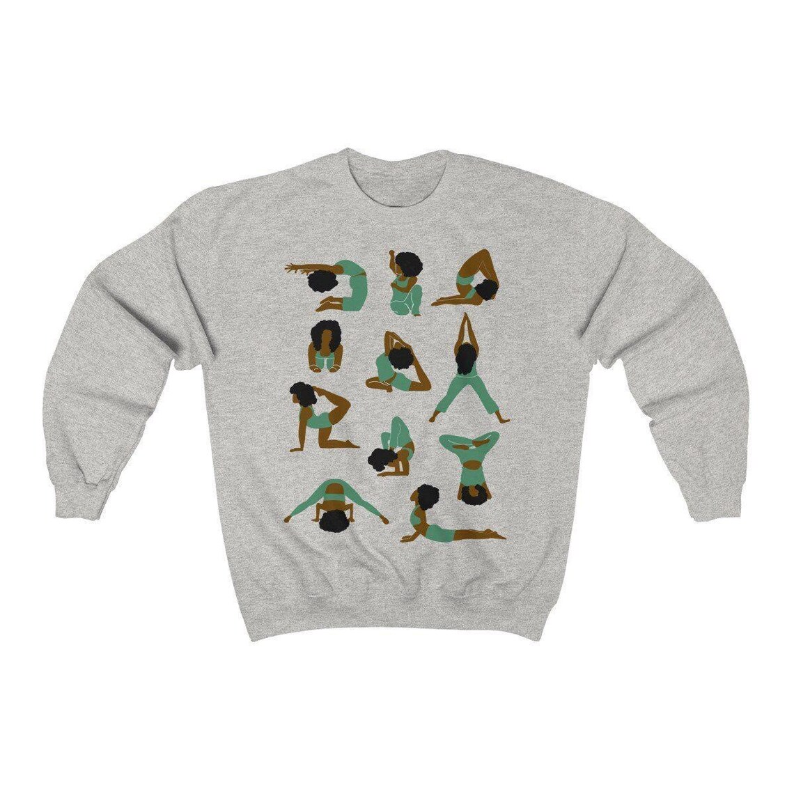 Black Women Yoga Sweatshirt Yoga Sweatshirt Yoga Sweatshirt Etsy