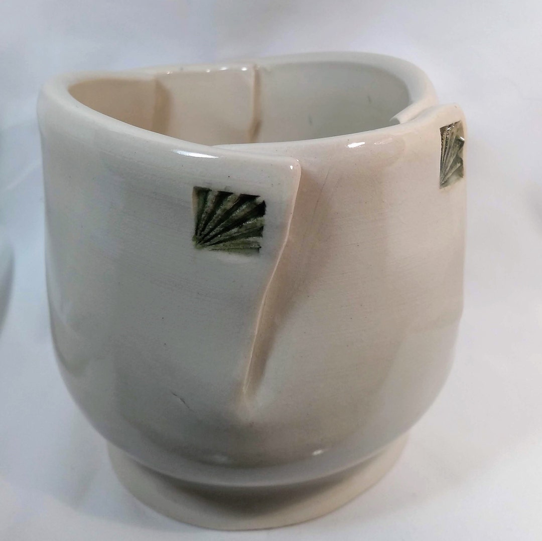 Ceramic Flower Vase, Hand Thrown Flower Vase, Origami Pot - Etsy