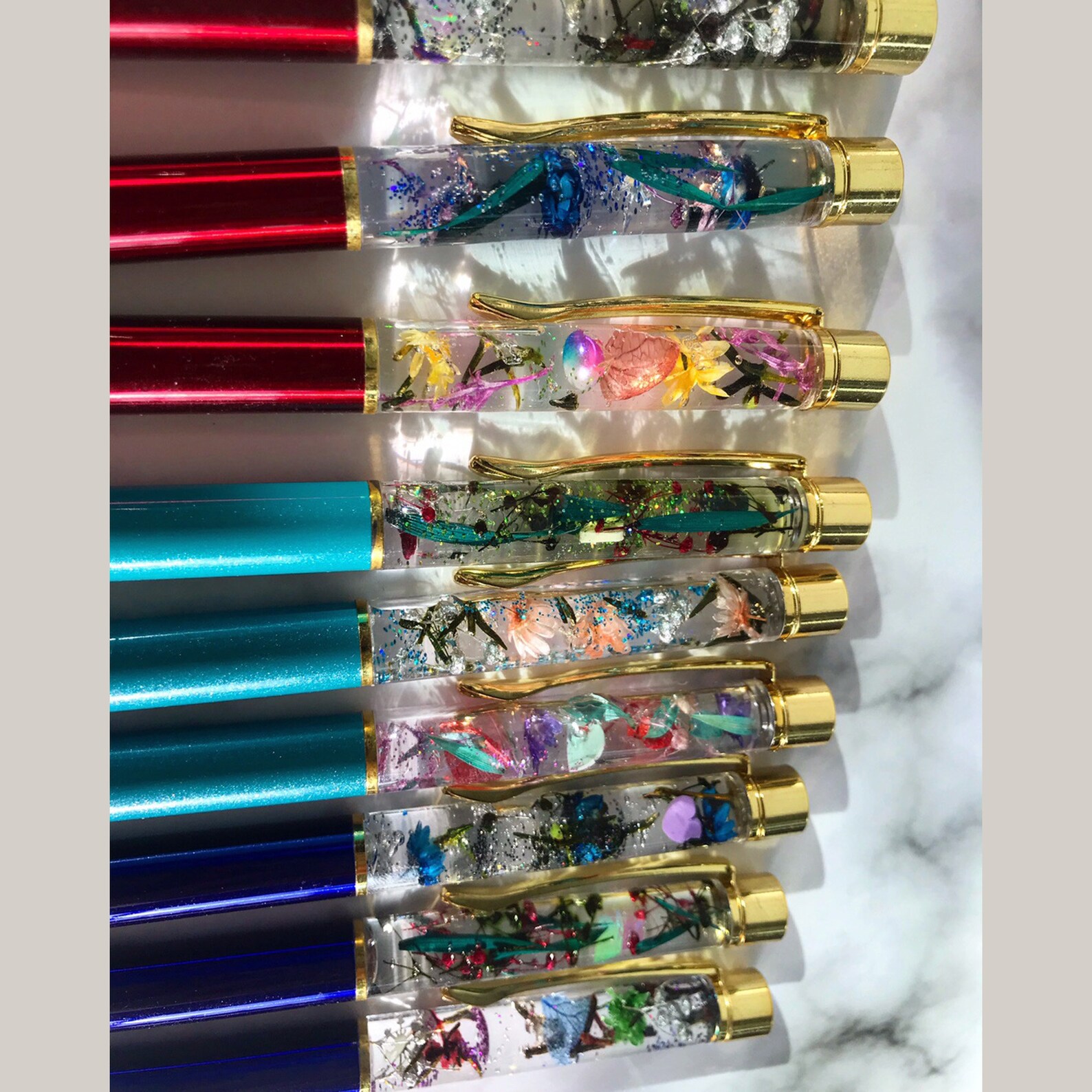 Resin Ballpen / Flower Resin Pen / Flower Pen / Herbarium Pen - Etsy