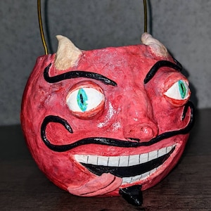 Vintage Inspired Trick or Treat Bucket Halloween Decorations - Etsy