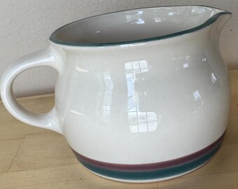 Vintage Pfaltzgraff Stoneware 3.5" Gravy Boat or Milk Pitcher in Juniper Pattern