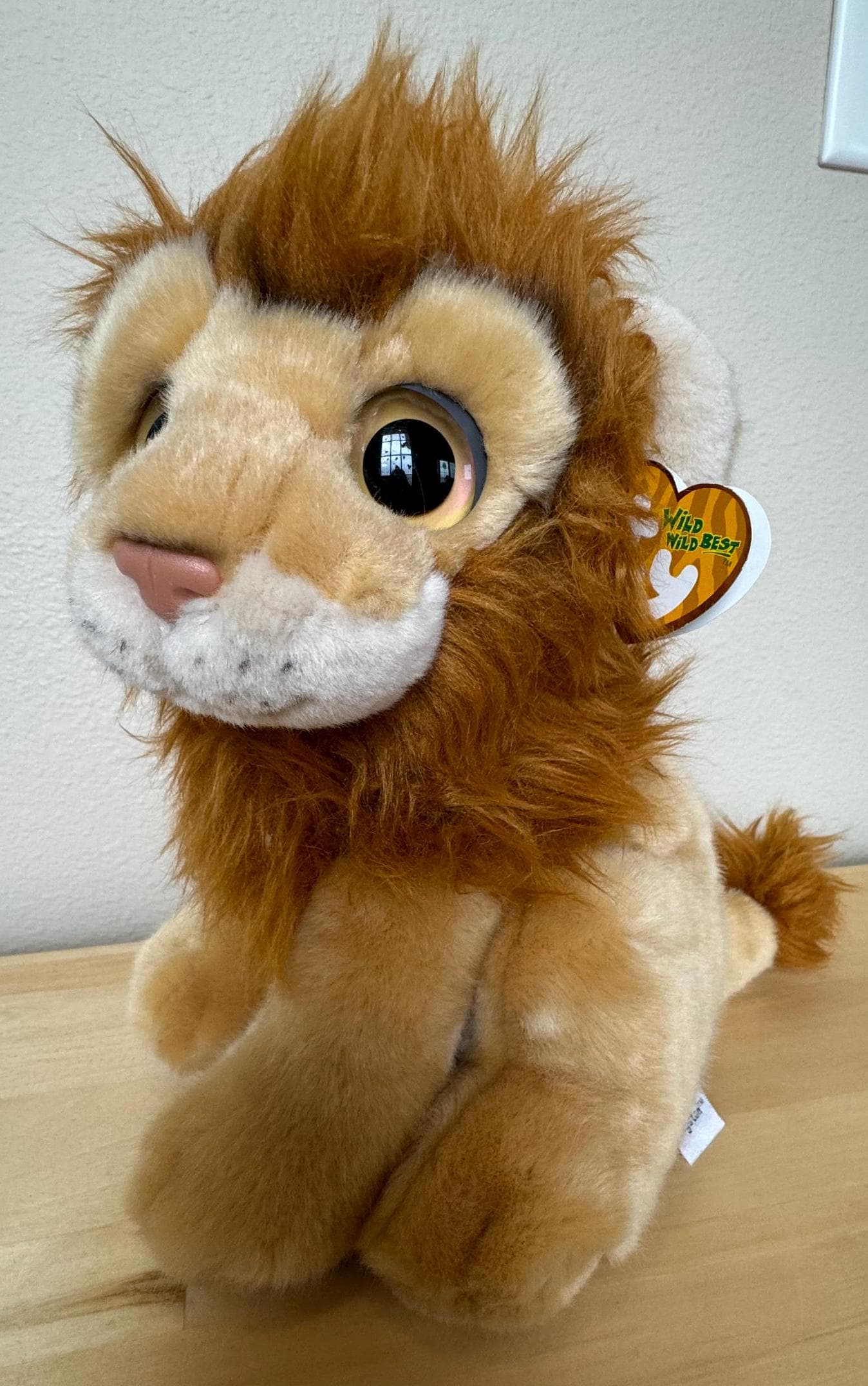 Peluche lion licorne organics ty