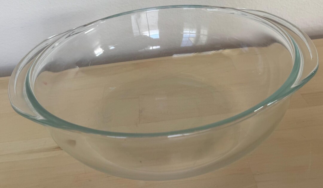 Quart Pyrex Vintage Clear Glass 3 Quart Pyrex Round Bowl #026 - Etsy