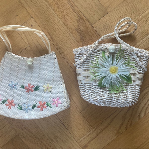 Set of 2 1960s child’s purses made in Japan