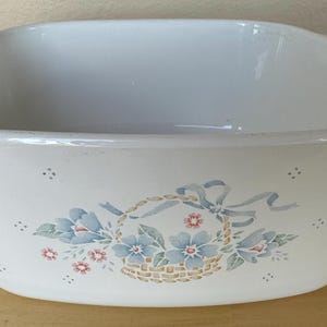 Vintage Corning Ware Country Cornflower 1.5 Quart Square Casserole Dish P-1 1/2-B