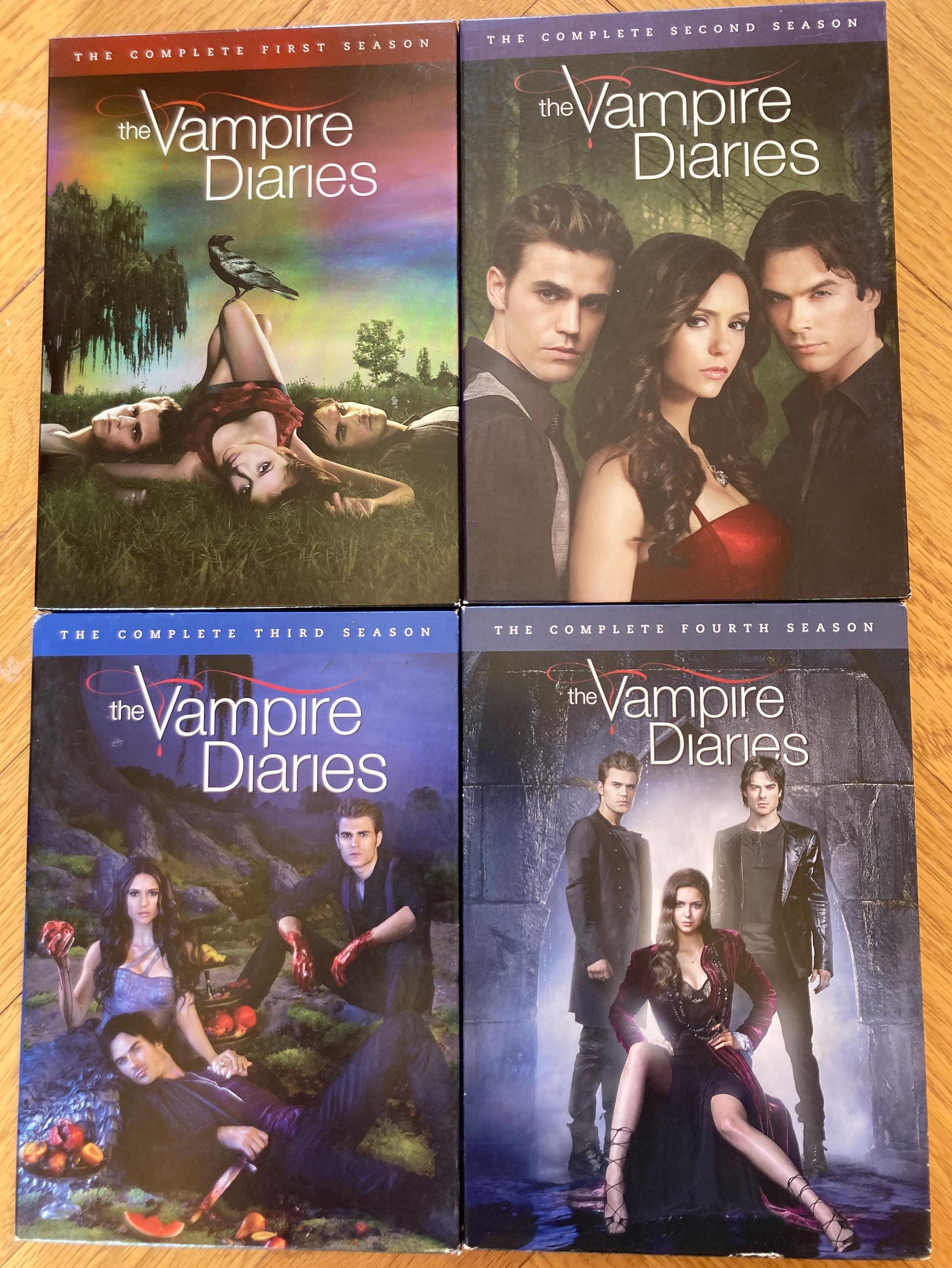 The Vampire Diaries DVD Complete Seasons, 1, 2, 3, and 4 - Etsy