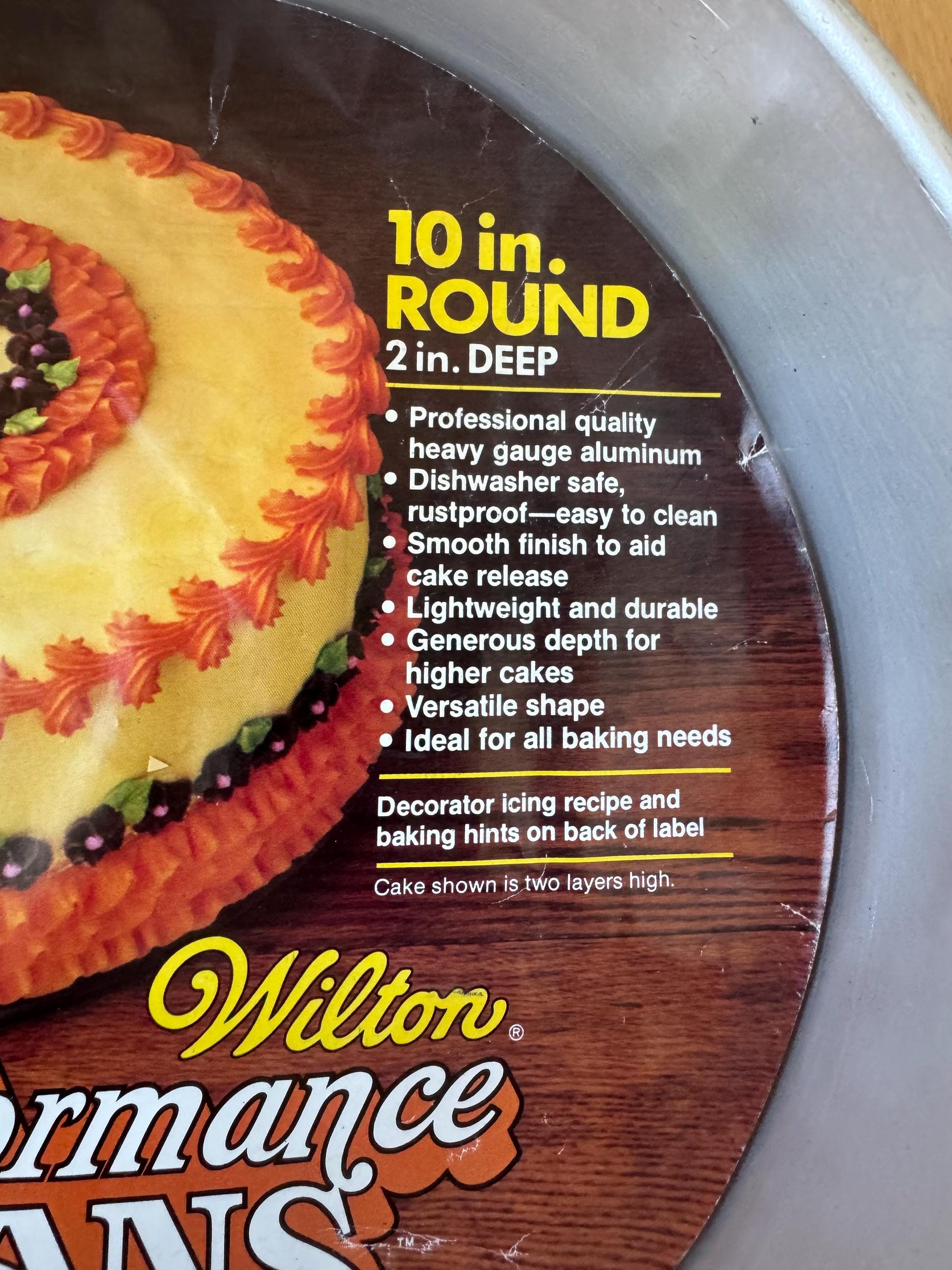 Vintage 1981 Unused Wilton Round Cake Pan 506-2209 With 