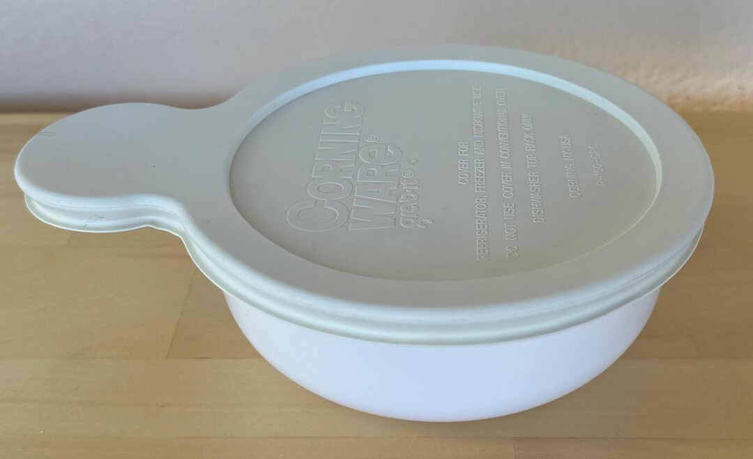 Corning White Coupe Grab-It Bowl - 5.5 Inch Wide, 2.125 Inch High Ceramic Bowl (No Lid)