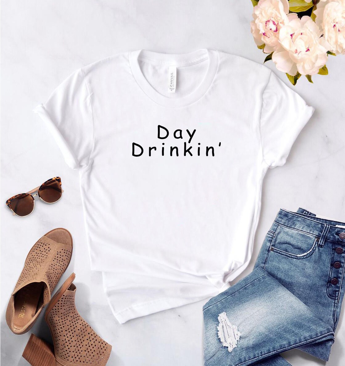 Day drinking T-shirt day drinking shirt funny women shirt | Etsy