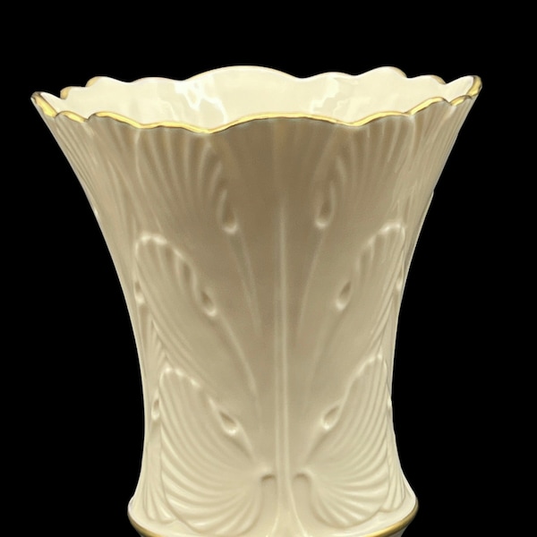 Lenox Vase Gold Trim Etsy