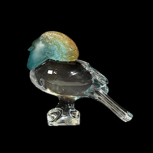 Daum France クリスタルガラス　バード　鳥　椋鳥？ Daum France クリスタルガラス バード 鳥 椋鳥？ - メルカリ