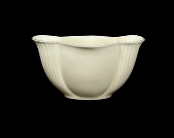Lenox Jefferson Collection Oval Vase, Cream Porcelain and Gold Trim