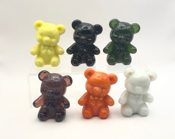 Boyd Crystal Art Glass "Fuzzy Bear" Figurine - Your Choice