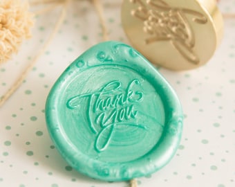 Thank You Wax Seal Stamp || Small Business Wax Seal Stamp, Thank You Wax Seal, Invitation Sealing Stamp, Stationary Wax Seals, Invite Wax