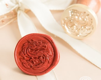 Chinese Dragon Wax Seal Stamp || Dragon Wax Seal Stamp, Wax Seal, Wedding Invitation Sealing Stamp,Stationary Wax Seals, Year of the dragon