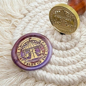 Carousel Wax Seal Stamp || Carnaval Wax Seal Stamp, Arcade Wax Seal, Invitation Sealing Stamp, Stationary Wax Seals, Invite Wax