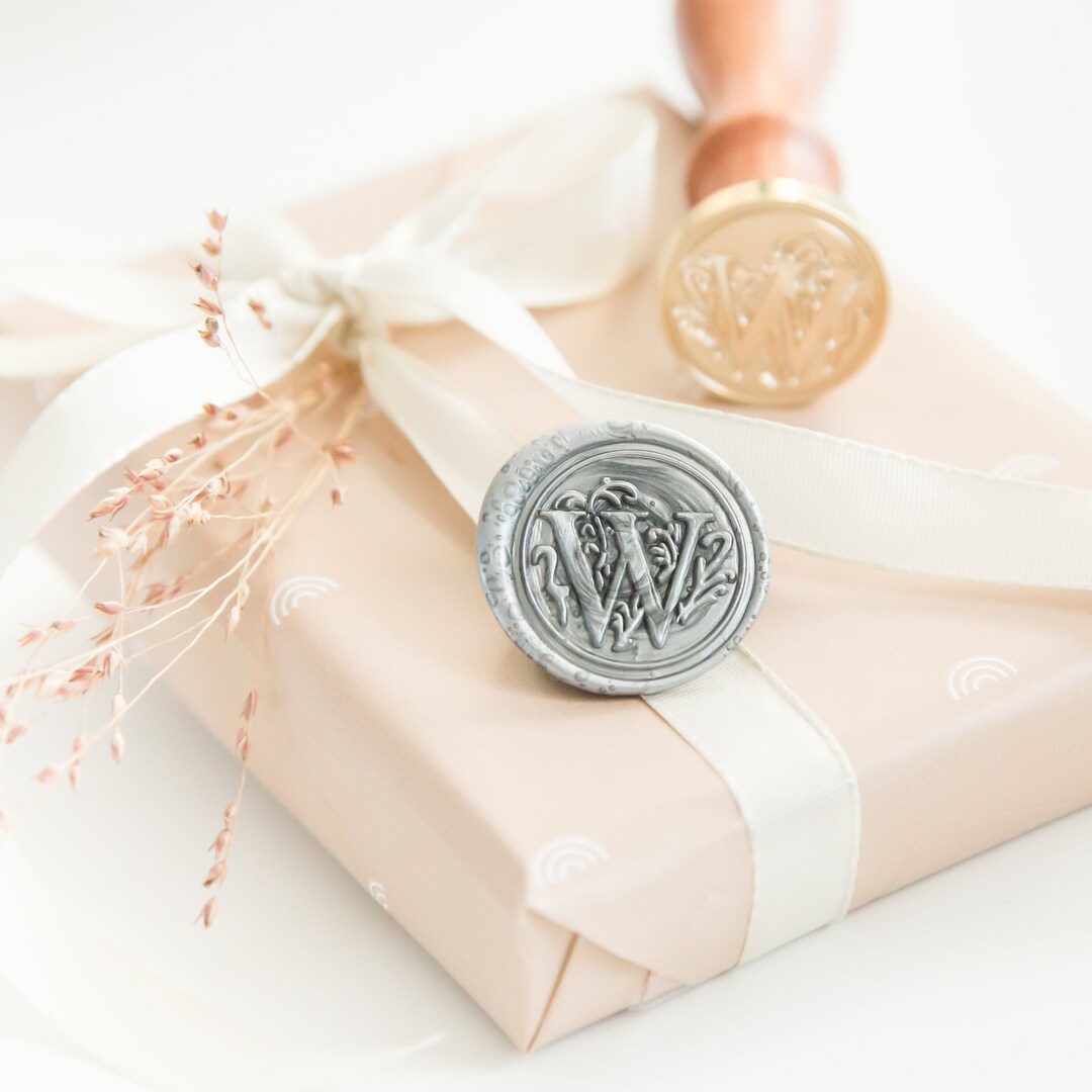Letter W Wax Seal Stamp || Alphabet Wax Seal Stamp, Letter Wax Seal ...