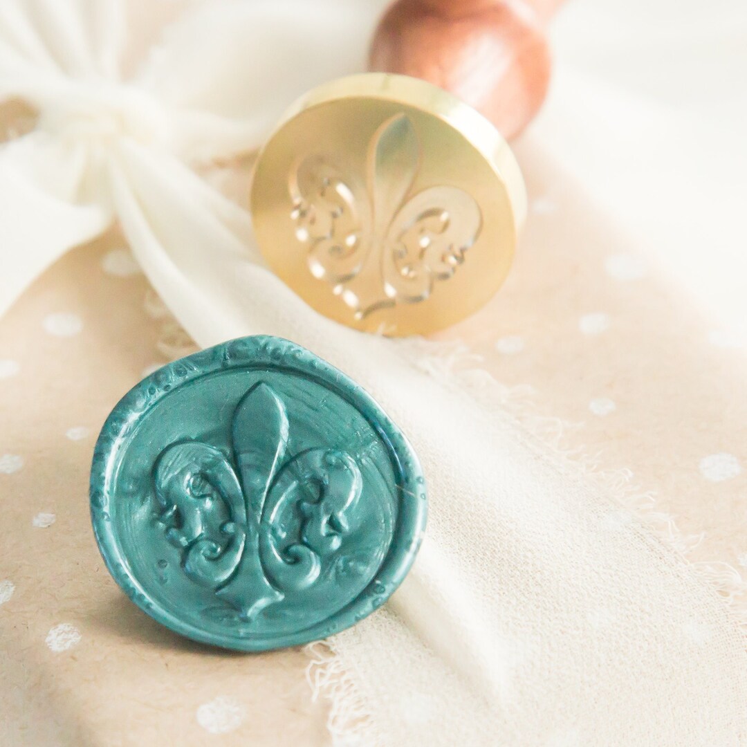 Fleur De Lis Wax Seal Stamp French Lily Wax Seal
