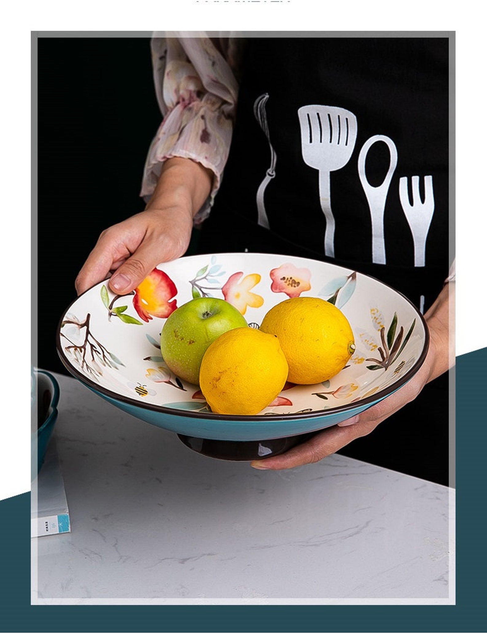 Plaque de fruit en céramique belle de haute qualité 10 pouces Etsy