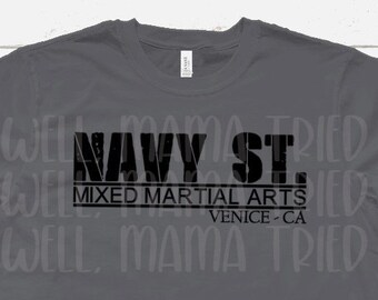 navy street mma moletom com capuz