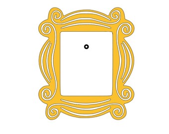 Friends Peephole Frame vinyl sticker decal