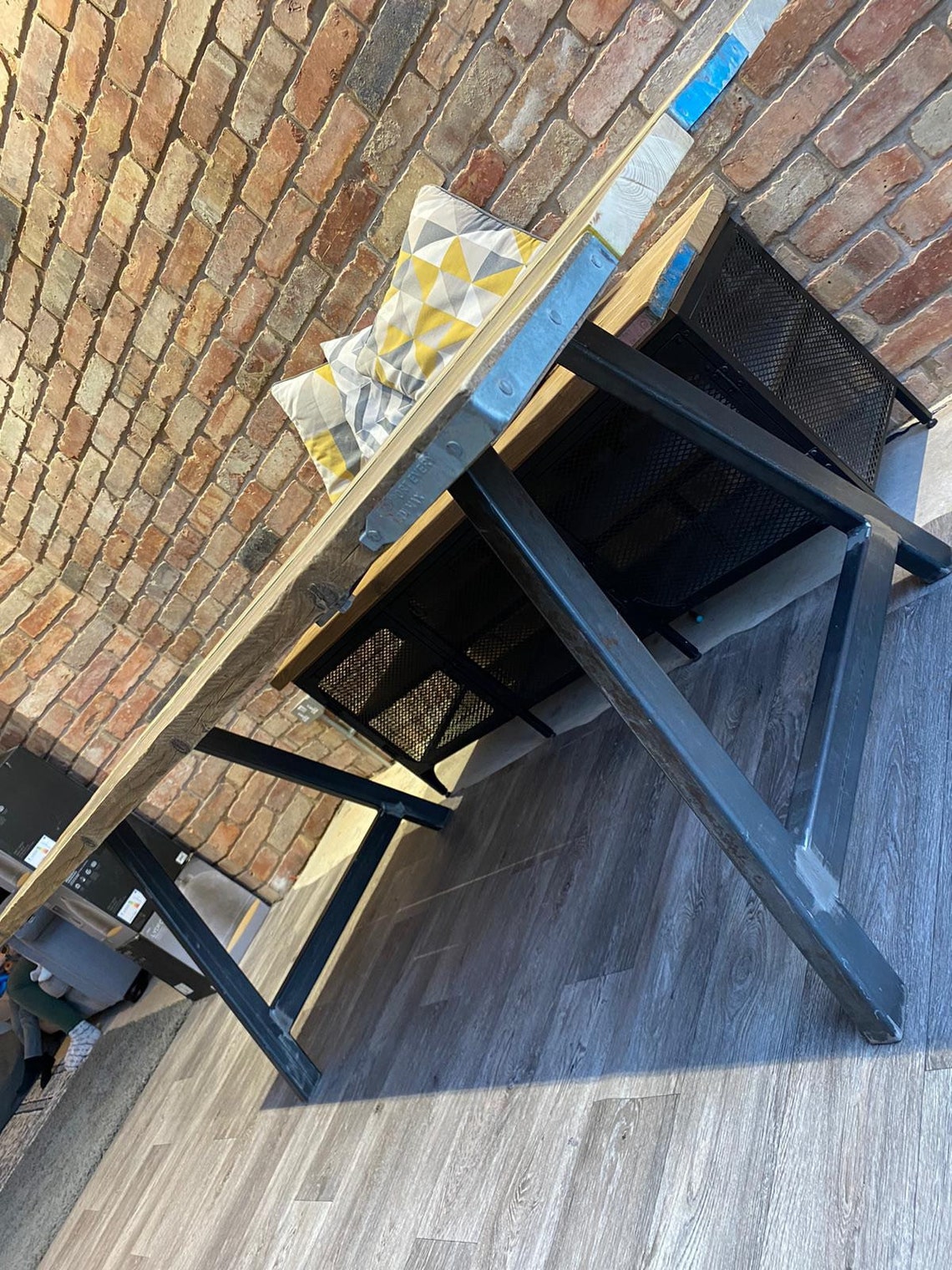 Steel A frame table legs. Made To Order Etsy