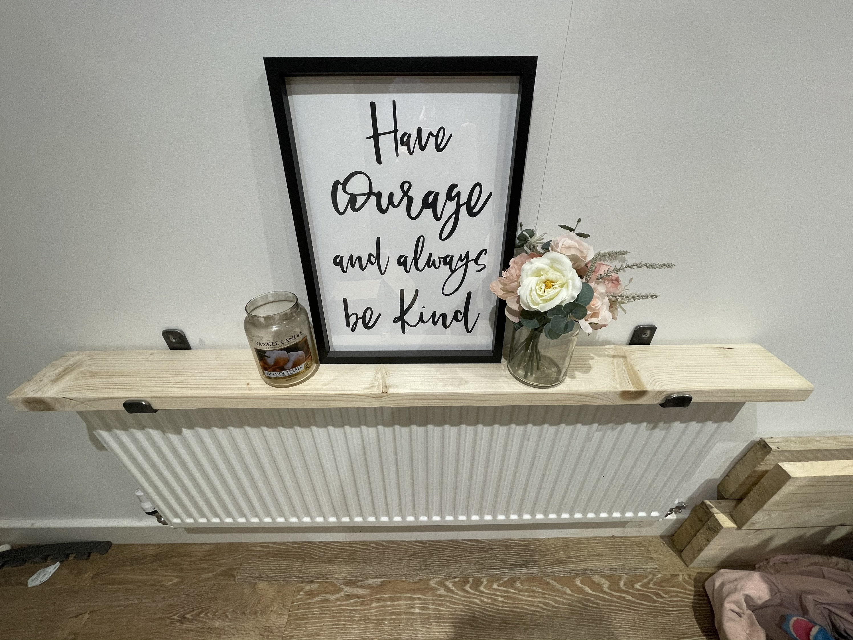 Radiator shelf and Brackets Etsy