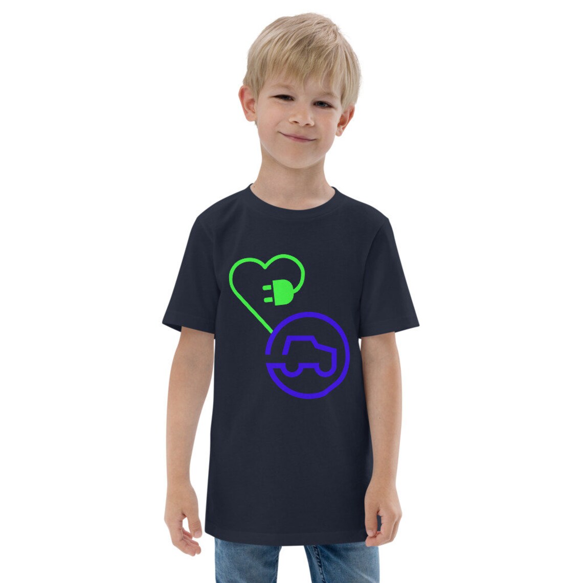 Electric Car Shirt Youth Size EV Tshirt Plug In EV Tshirt Etsy
