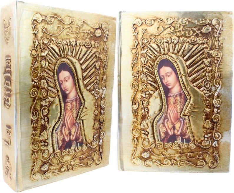 Brand:Nuestra Fe - Catholic Bible in Spanish with Cover of Our Virgin of Guadalupe - Spanish Bible Large Print - The Holy Bible in Spanish image 9