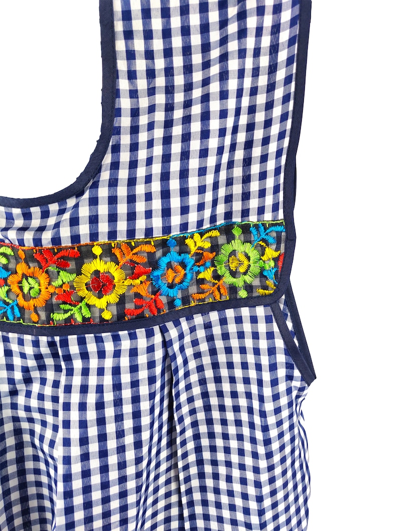 Traditional Mexican Apron for Women With Pockets and Beautiful Etsy