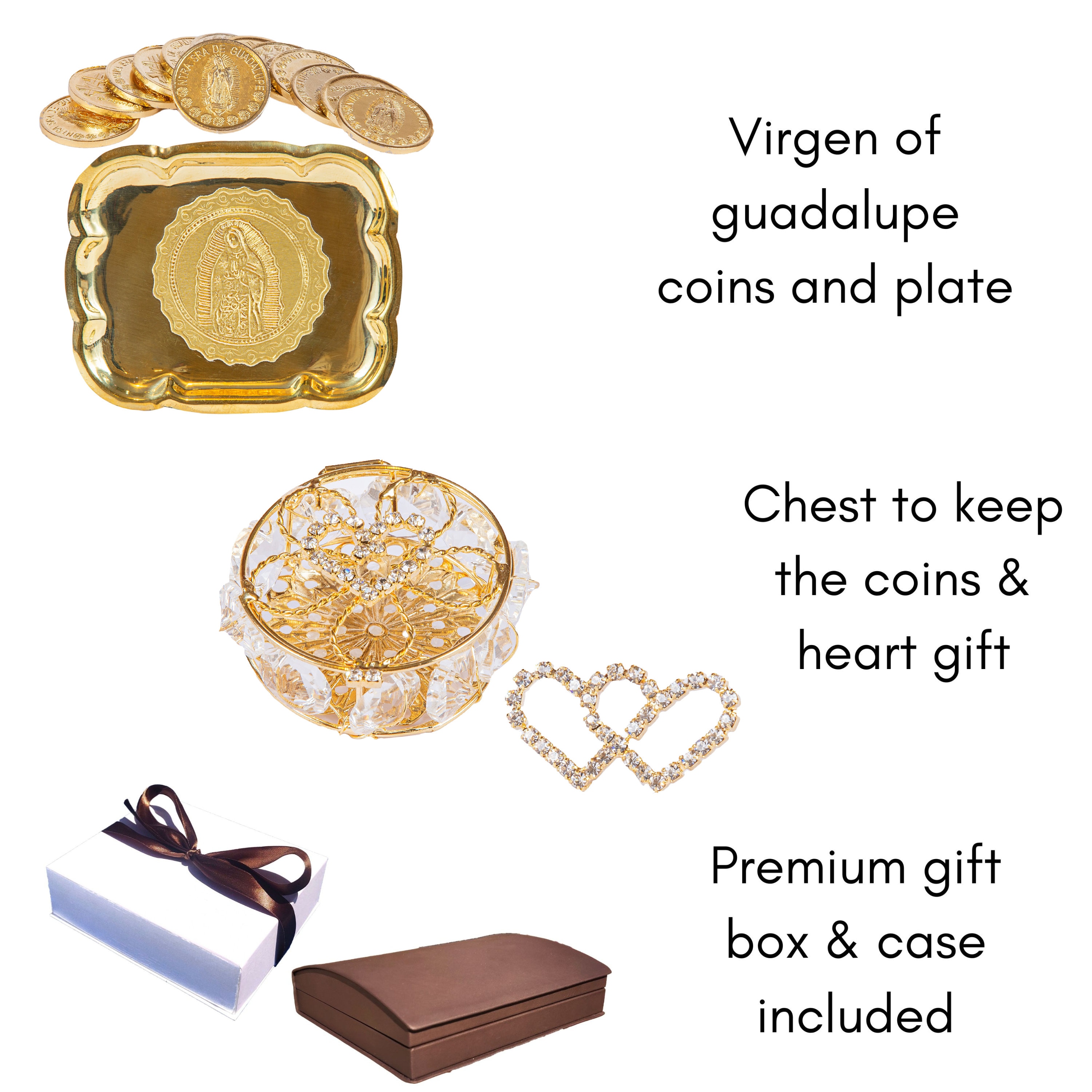 Nuestra Fe Arras de boda catolica with our virgen de Guadalupe in a premium  gift box - arras de matrimonio - wedding arras for wedding coins - Etsy  México, image size:3000x3000