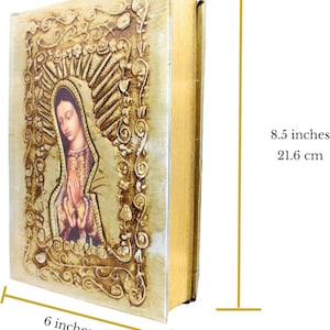 Brand:Nuestra Fe - Catholic Bible in Spanish with Cover of Our Virgin of Guadalupe - Spanish Bible Large Print - The Holy Bible in Spanish image 6