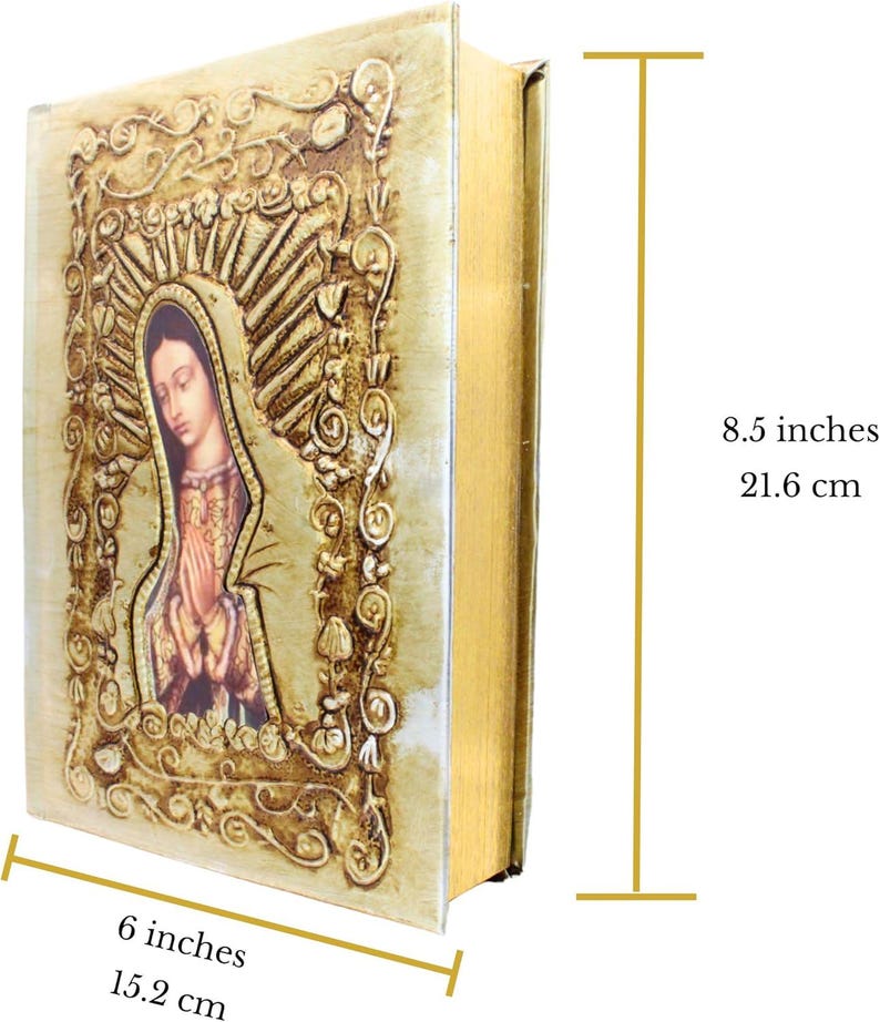 Brand:Nuestra Fe - Catholic Bible in Spanish with Cover of Our Virgin of Guadalupe - Spanish Bible Large Print - The Holy Bible in Spanish image 6