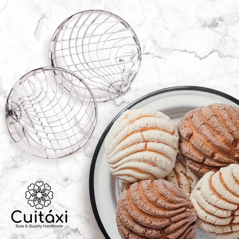 The Original Concha Cutter Mexican Bread Mold Made of Stainless Steel 4 ...