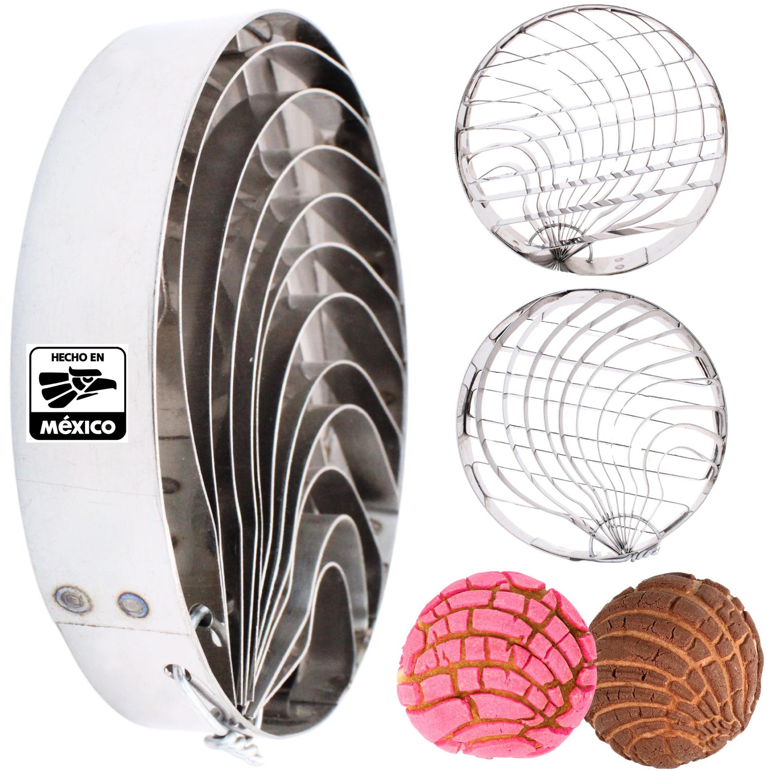 The Original Concha Cutter Mexican Bread Mold Made of Stainless Steel 4 ...