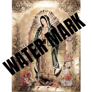 Virgin Mary svg digital download - virgin mary png - La virgen de guadalupe png digital archive