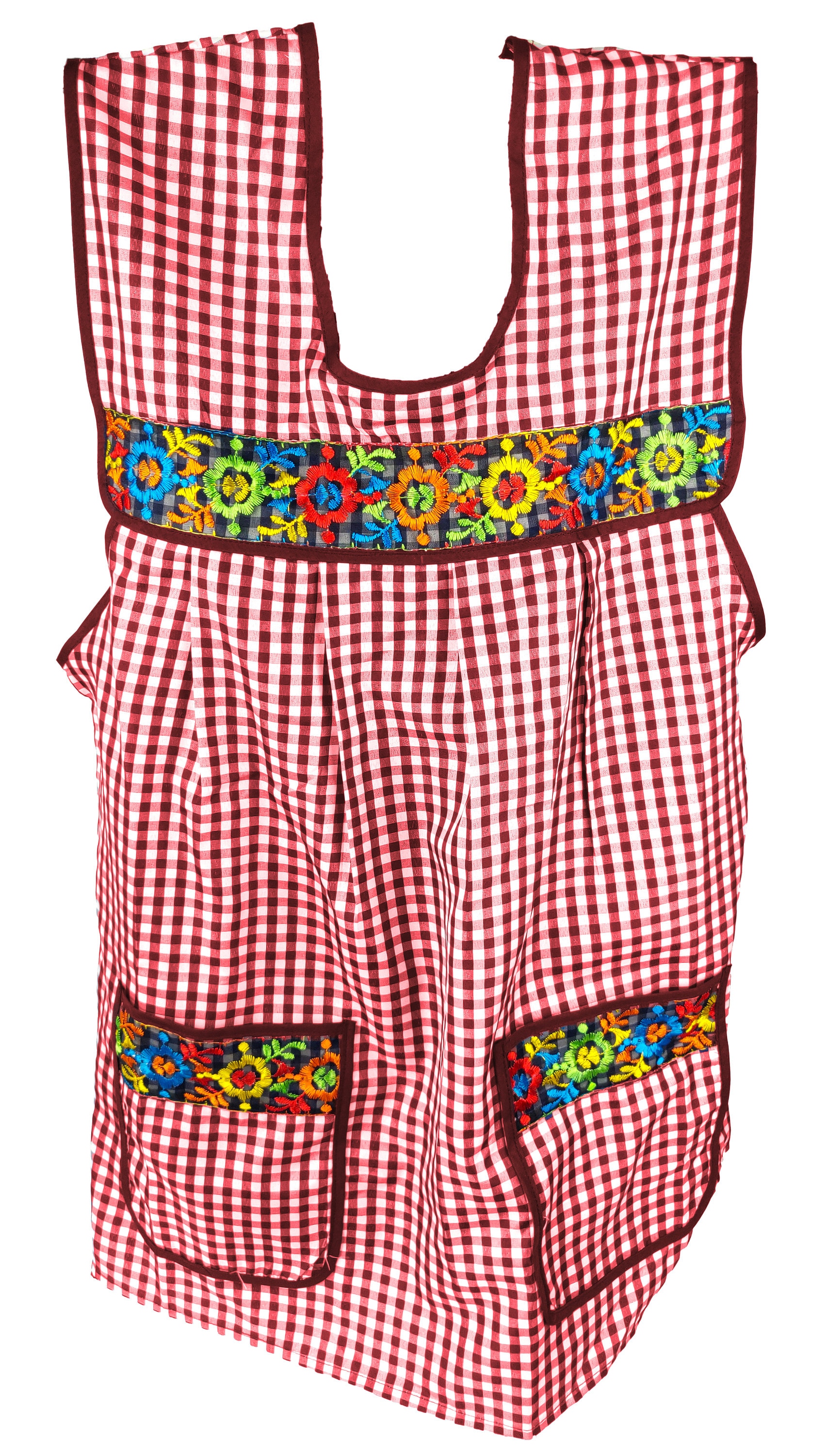 Traditional Mexican Apron for Women With Pockets and Beautiful Etsy