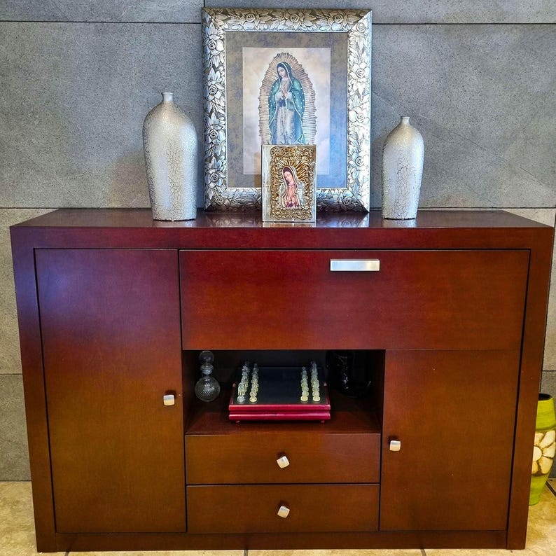 Brand:Nuestra Fe - Catholic Bible in Spanish with Cover of Our Virgin of Guadalupe - Spanish Bible Large Print - The Holy Bible in Spanish image 2