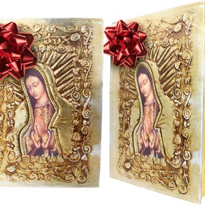 Brand:Nuestra Fe - Catholic Bible in Spanish with Cover of Our Virgin of Guadalupe - Spanish Bible Large Print - The Holy Bible in Spanish image 1