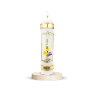 Authentic First Communion candle made by Mexican artisans at La Villa de Guadalupe | First Communion candle for a boy or girl