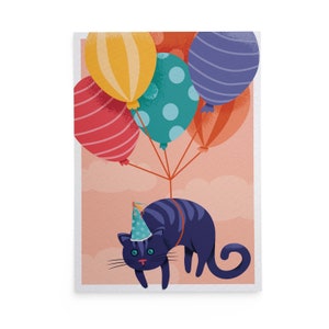 Chat de carte postale