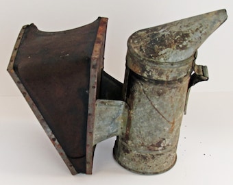 Bee Smoker, Antique Bee Smoker, Beekeeping tool, Farmhouse, Primitive Decor