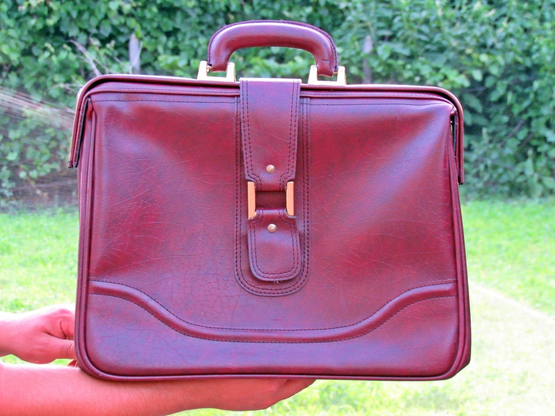 Bag Genuine Leather Bag Dark Brown Leather Bag Retro Bаg Etsy UK