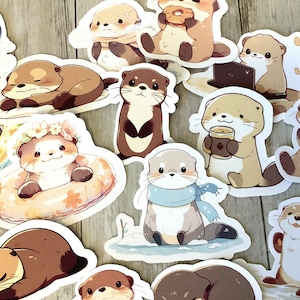 32 Mix Otter Stickers