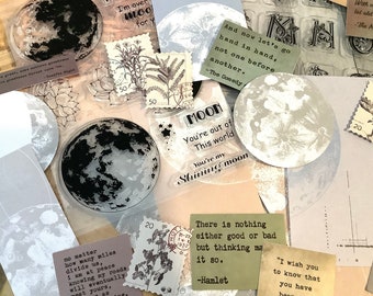 Pack 200 mixes for art / journaling - "Old Moon" theme