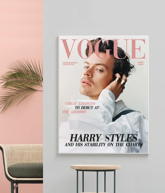 Harry Styles vogue magazine vogue vogue magazine cover | Etsy