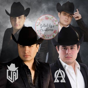 Julion Alvarez y Alfredo Olivas tumbler wrap sublimation wrap 20oz