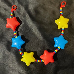 Ball Pit Chain primary colors star design