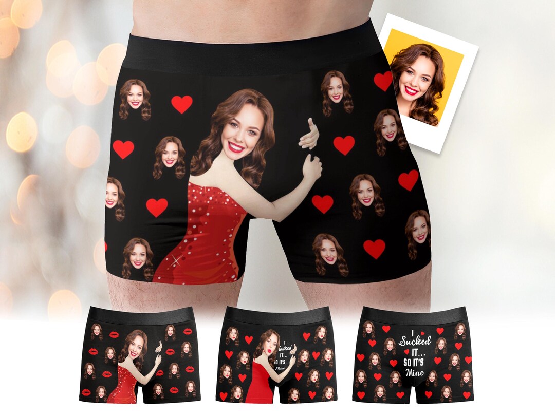 Custom Face Boxers: Personalized Photo Underwear Gift - Etsy