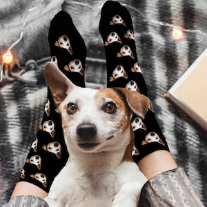 Customized face Unisex Socks,Put Any Faces On socks,Custom Sock with text,Funny faces on Socks, Best gift for Dad / Mom